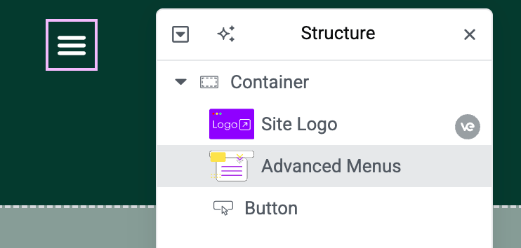 Advanced Menus Toggle