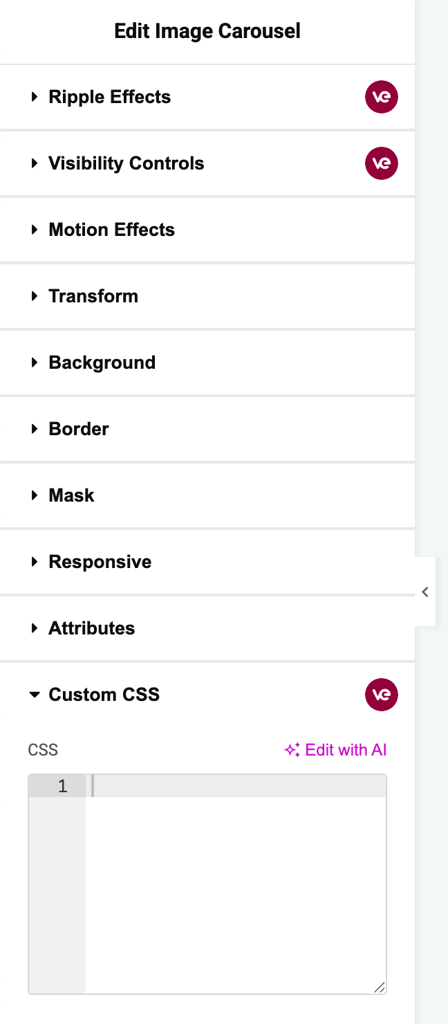 Vertex Custom CSS / JS