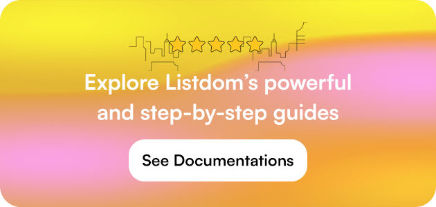 Listdom Documentation