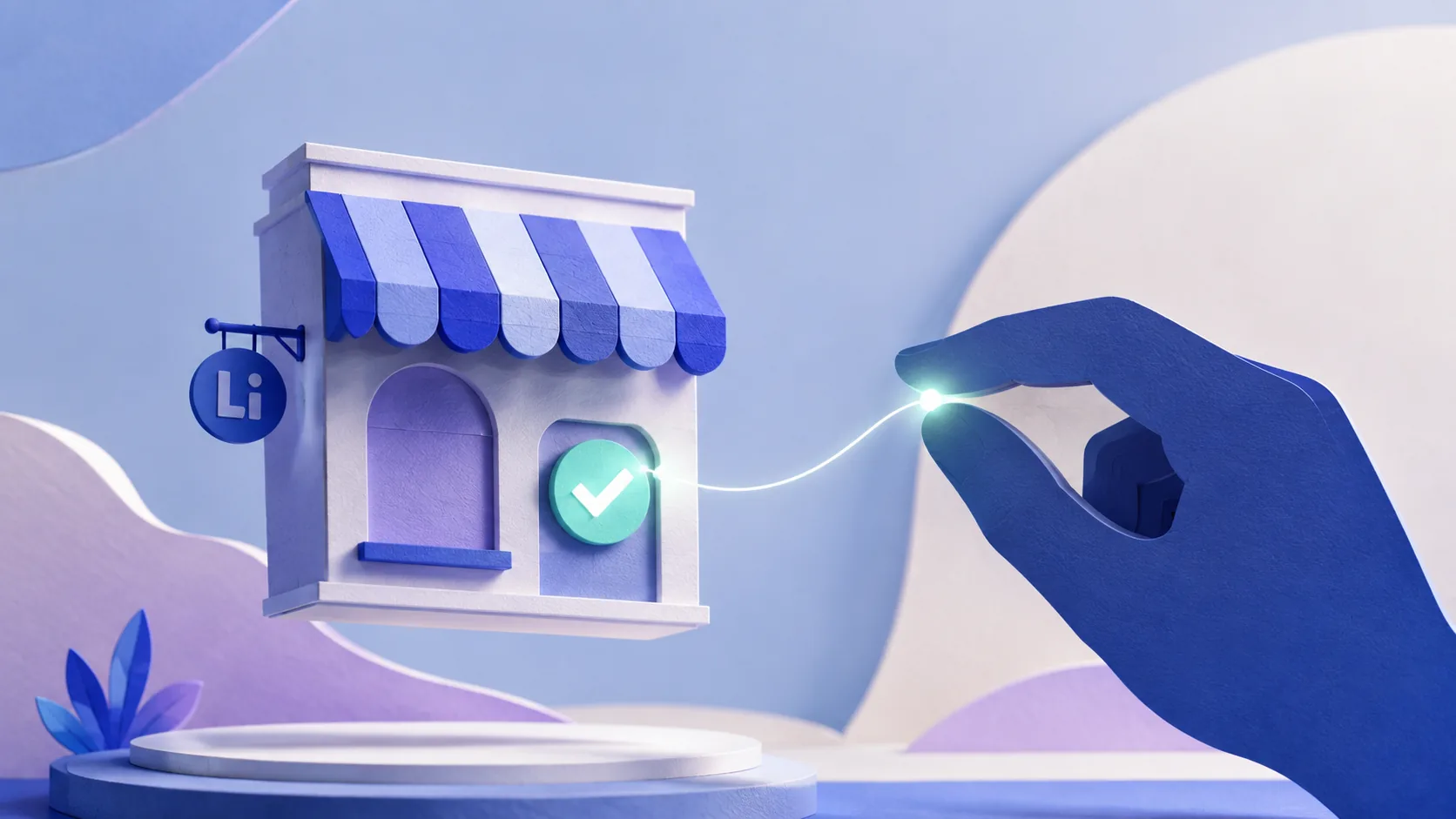 Verified business storefront connected to an owner claiming a directory listing