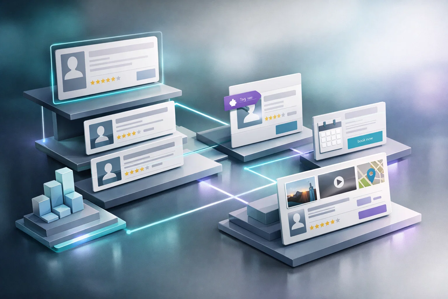 Priority placement used alongside other directory monetization methods such as bookings and labels.