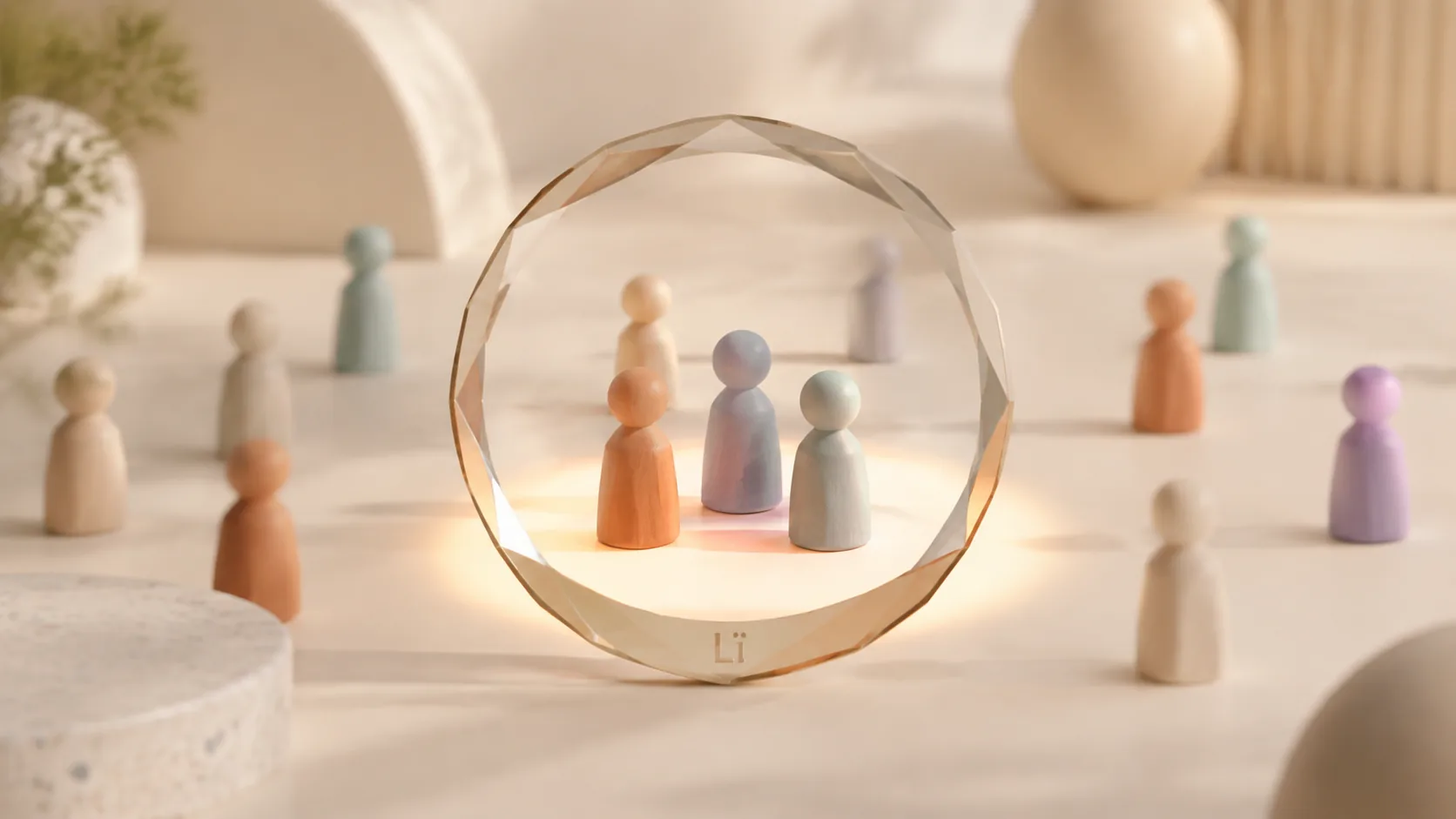 Viewing lens focusing on an ideal directory business audience