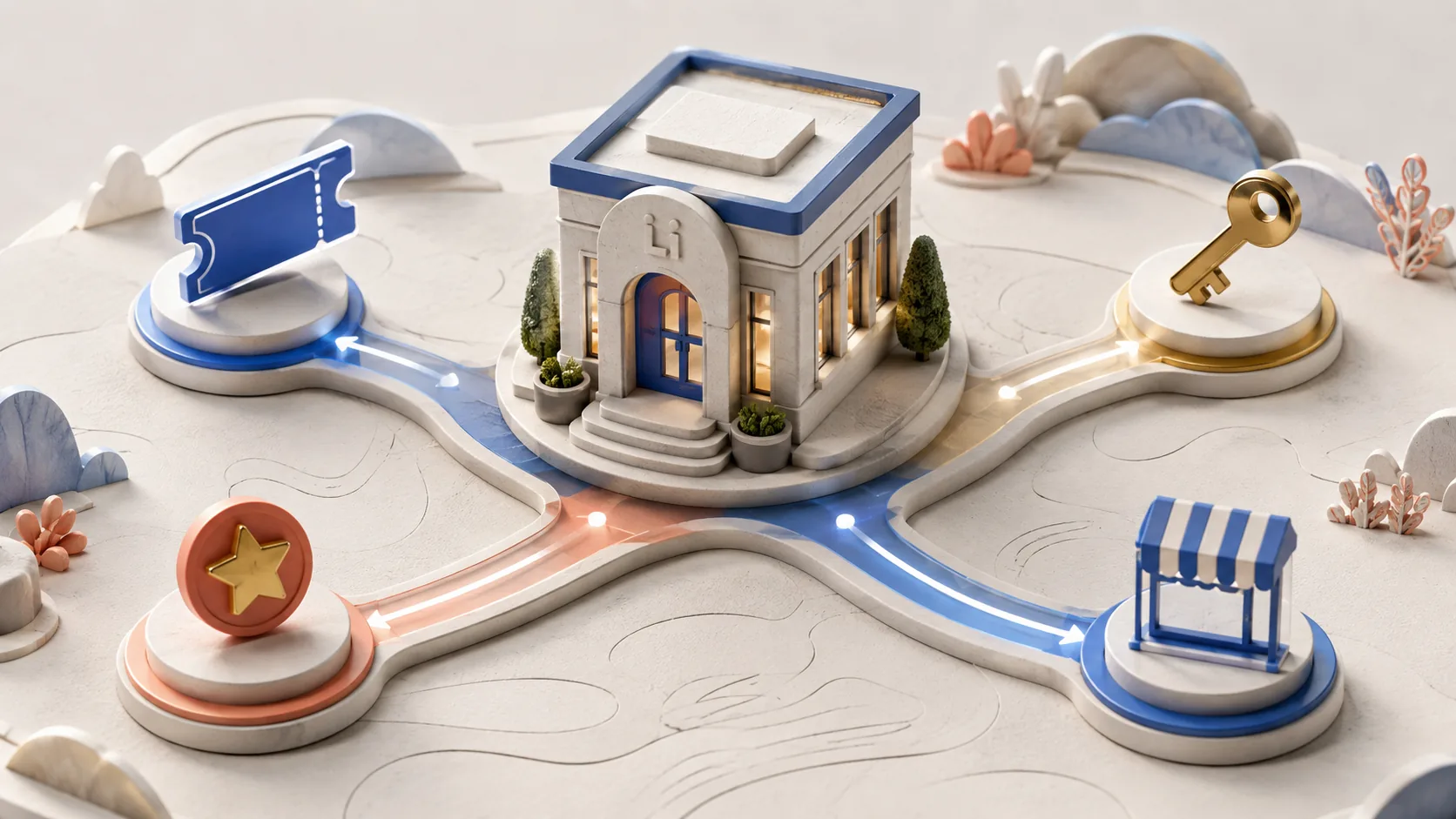 Directory building connected to balanced listing monetization options