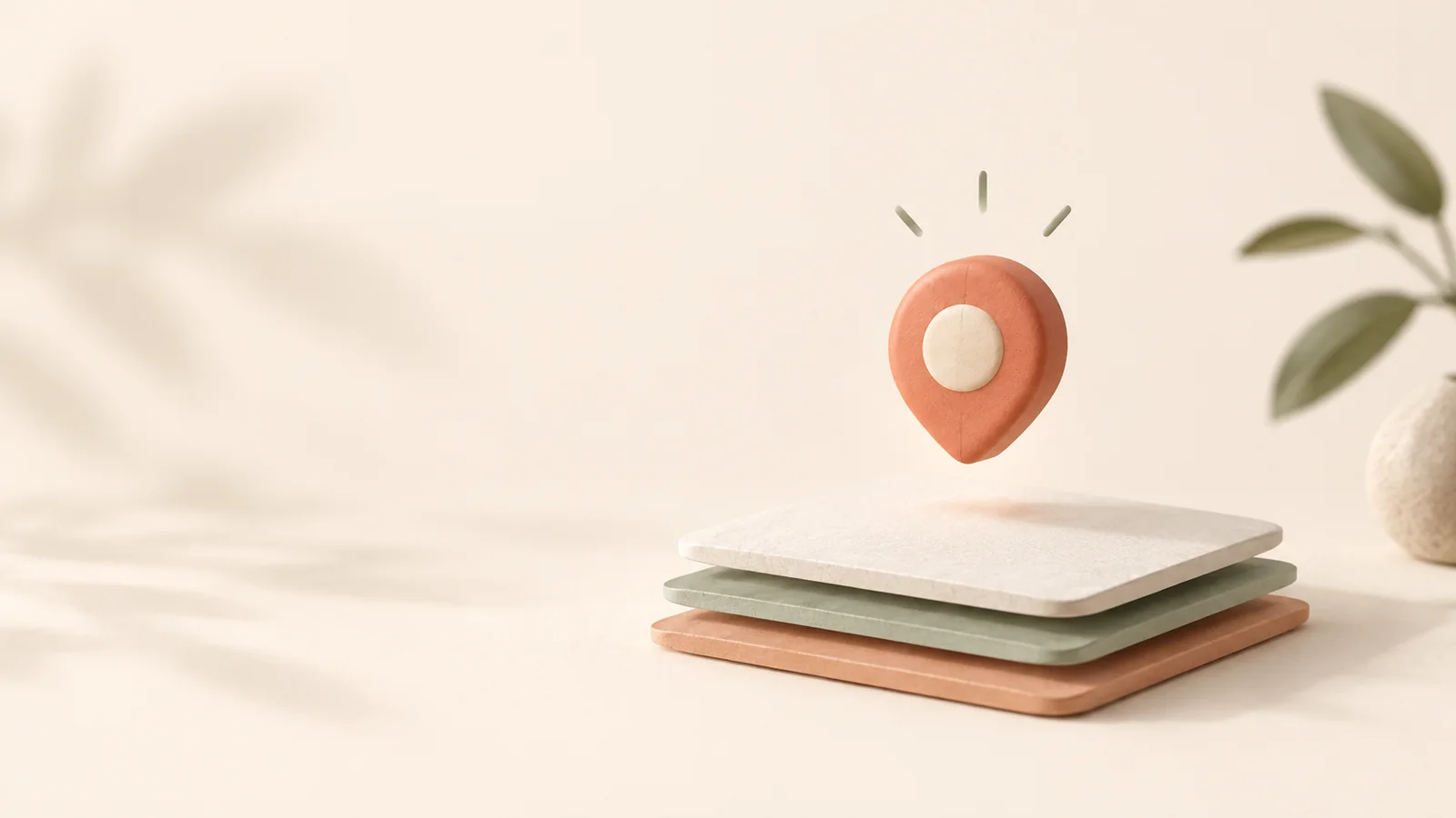 A single directory listing marker rising above a calm stack to represent a temporary visibility boost